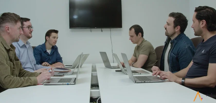 Altitude Internet Ireland team in meeting