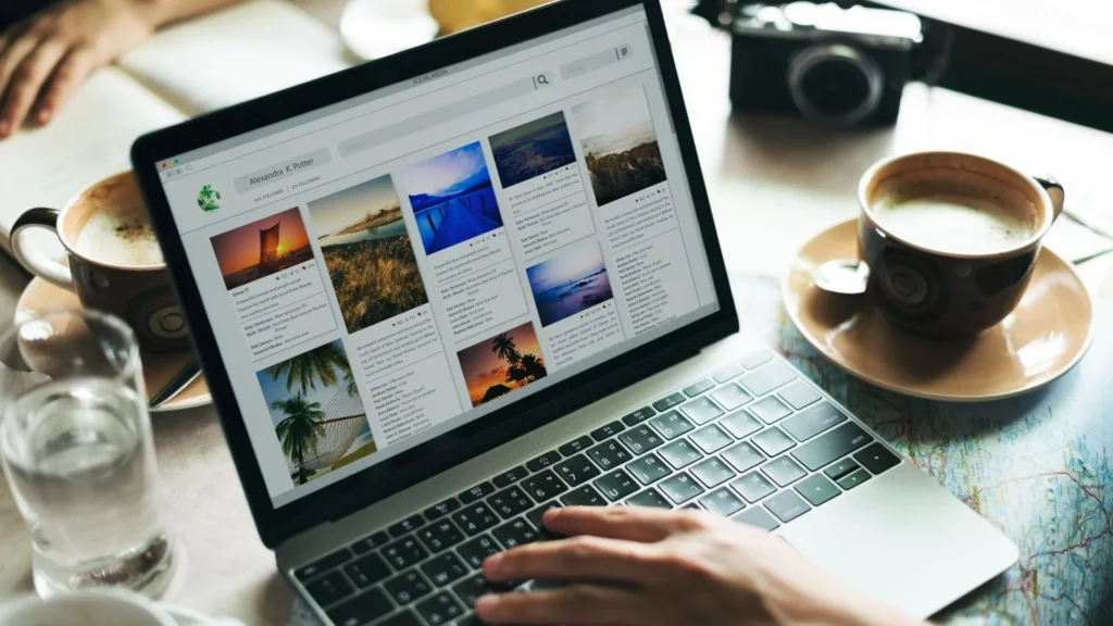 website-content-for-seo-on-a-laptop